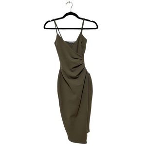 Boohoo Green Bodycon Dress